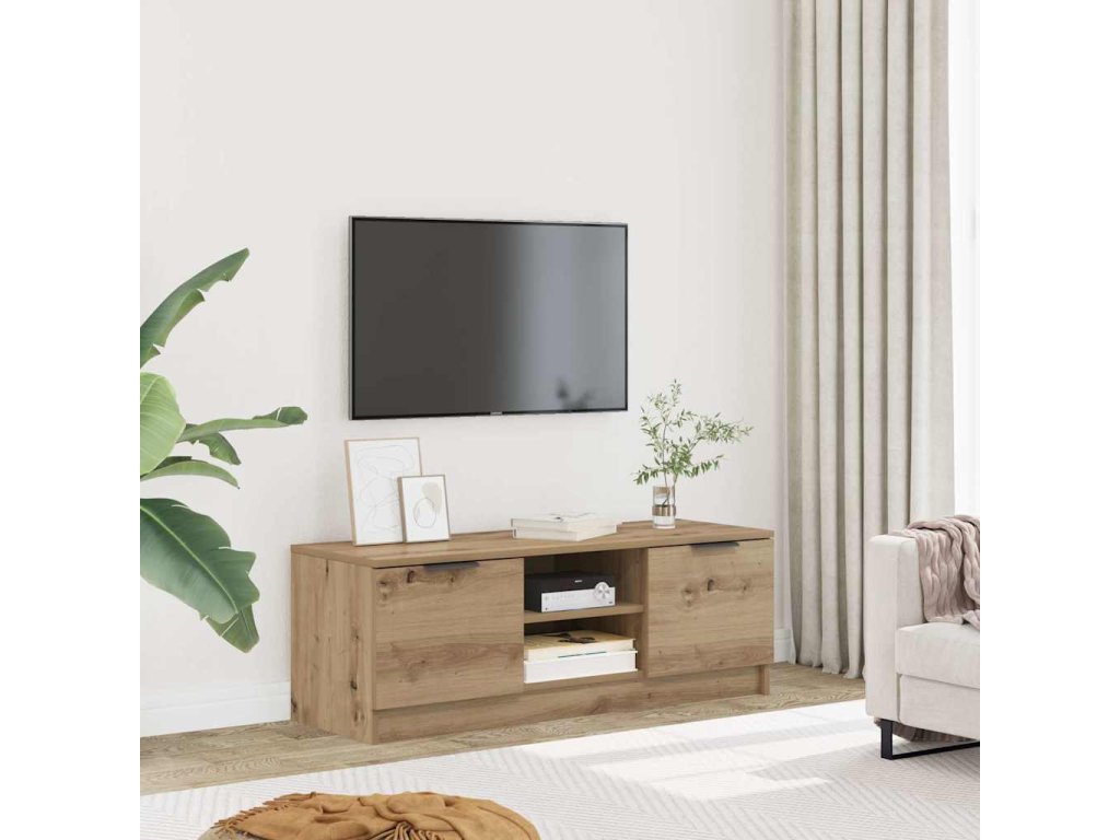 vidaXL TV skříňka dub artisa 102 x 35 x 36,5 cm kompozitní dřevo