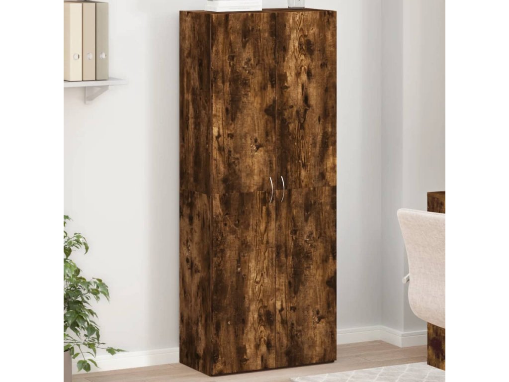 vidaXL Kartotéka kouřový dub 60 x 32 x 153 cm kompozitní dřevo