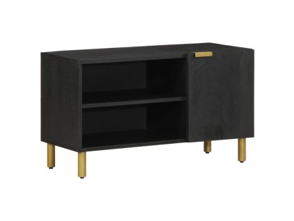 vidaXL TV skříňka černá 80 x 33 x 46 cm kompozitní dřevo