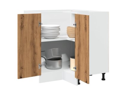 vidaXL Kuchyňská linka "Lyon" Artisan dub 75,5x75,5x81,5 cm, konstrukční dřevo