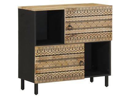 vidaXL Příborník 80 x 33,5 x 75 cm masivní hrubé mangovníkové dřevo
