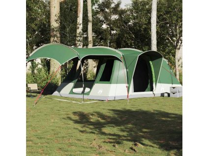 vidaXL Kempingový stan tunel pro 5 osob zelený nepromokavý