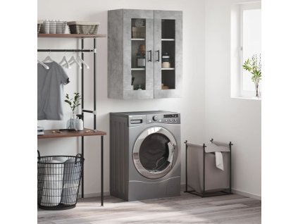 vidaXL Nástěnná skříňka betonově šedá 69,5 x 34 x 90 cm