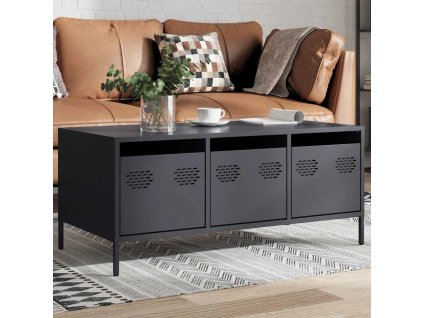 vidaXL Konferenční stolek antracitový 101,5 x 50 x 43,5 cm ocel