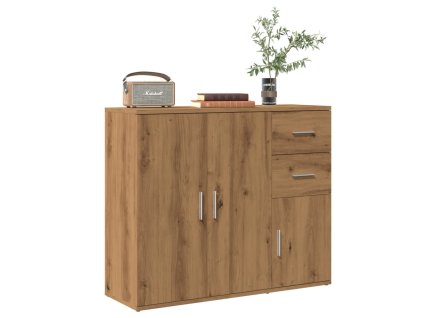 vidaXL Příborník Artisan Dub 91x29,5x75 cm Konstrukce dřeva