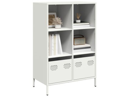 vidaXL Skříň bílá 68 x 39 x 103,5 cm ocel