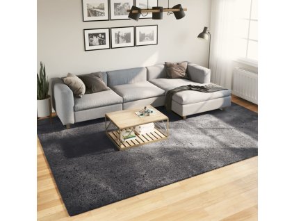 vidaXL Koberec HUARTE krátký vlas měkký a pratelný antracit 240x340 cm
