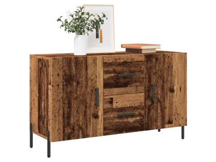 vidaXL Příborník old wood 100 x 36 x 60 cm kompozitní dřevo