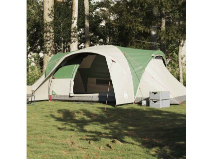 vidaXL Rodinný stan kopule pro 6 osob zelený nepromokavý