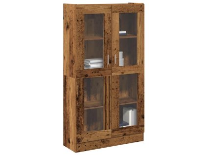 vidaXL Skříň old wood 82,5 x 30,5 x 150 cm kompozitní dřevo