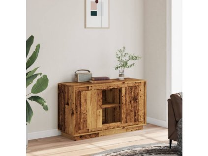 vidaXL Příborník old wood 102 x 35 x 60 cm kompozitní dřevo