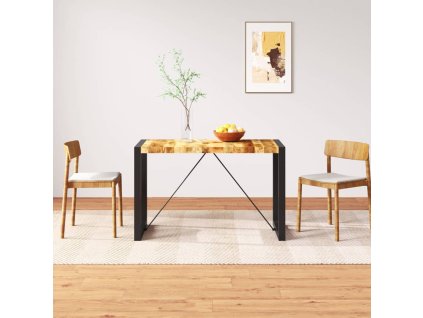 vidaXL Jídelní stůl masivní mangovníkové dřevo 120 cm