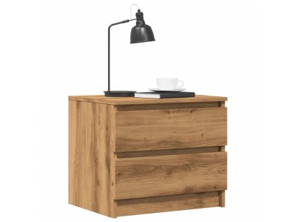 vidaXL Noční stolky 2 ks dub artisan 50x40x43,5 cm kompozitní dřevo