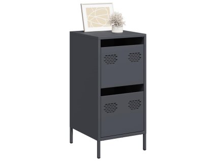 vidaXL Příborník antracitový 35x39x73,5 cm ocel válcovaná za studena