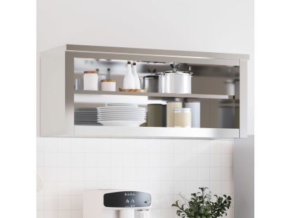 vidaXL Kuchyňská nástěnná skříňka s policí nerezová ocel