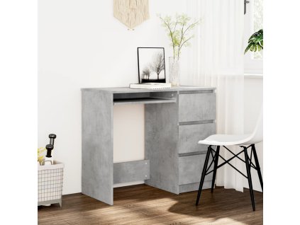 vidaXL Psací stůl betonově šedý 90 x 45 x 76 cm kompozitní dřevo