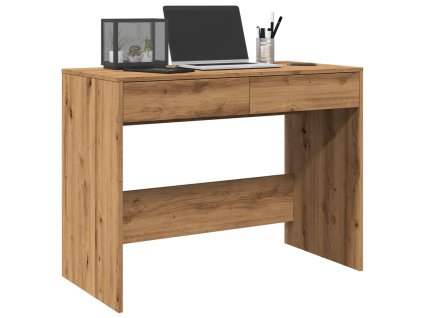 vidaXL Psací stůl dub artisan 101 x 50 x 76,5 cm kompozitní dřevo