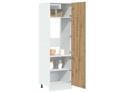 vidaXL Lednička "Lyon" Artisan dub 60x57x207 cm, dřevěné