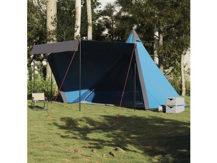 vidaXL Rodinný stan týpí pro 8 osob modrý nepromokavý