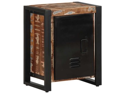 vidaXL Noční stolek vícebarevný 40x30x51 cm recyklované dřevo