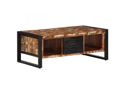 vidaXL Konferenční stolek vícebarevný 90x50x36 cm recyklované dřevo