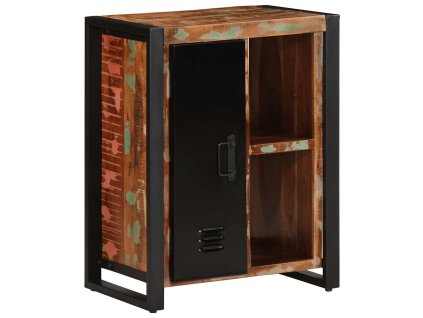 vidaXL Příborník vícebarevný 55x35x70 cm recyklované dřevo