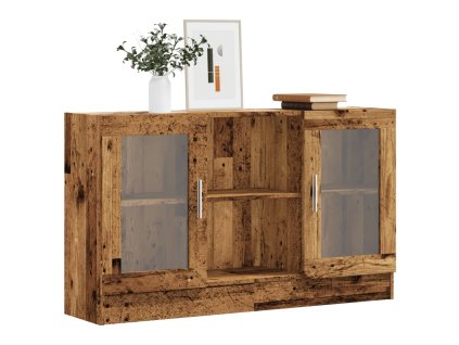 vidaXL Příborník old wood 120 x 30,5 x 70 cm kompozitní dřevo