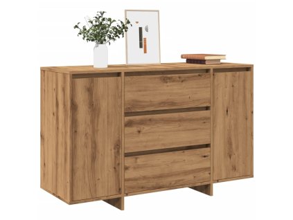 vidaXL Příborník dub artisan 120 x 41 x 75 cm kompozitní dřevo