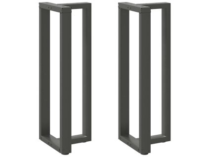 vidaXL Nohy barového stolu ve tvaru T, 2 ks, antracitové, 50 x 35 x (110-111) cm, ocel
