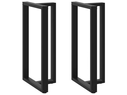 vidaXL Nohy barového stolu ve tvaru T, 2 ks, černé, 60 x 35 x (110-111) cm, ocel