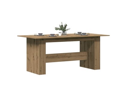 vidaXL Jídelní stůl dub artisan 180x90x76 cm kompozitní dřevo