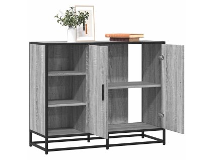 vidaXL Příborník šedý sonoma 92 x 35 x 76 cm kompozitní dřevo