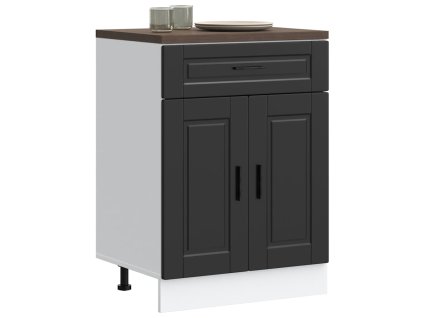 vidaXL Kuchyňská spodní skříňka "Porto" černý kompozitní dřevo