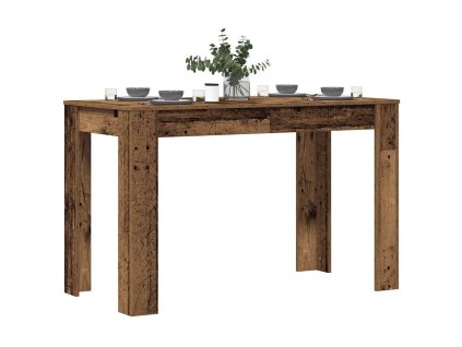 vidaXL Jídelní stůl old wood 120 x 60 x 76 cm kompozitní dřevo