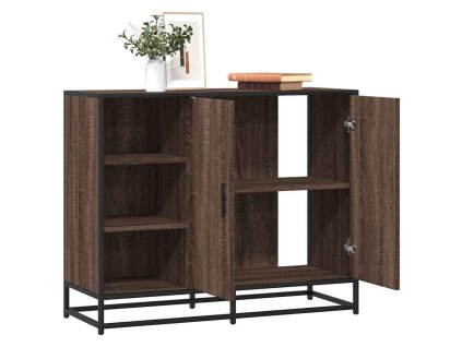 vidaXL Příborník hnědý dub 92 x 35 x 76 cm kompozitní dřevo