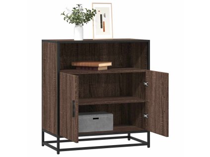 vidaXL Příborník hnědý dub 68x35x76 cm kompozitní dřevo