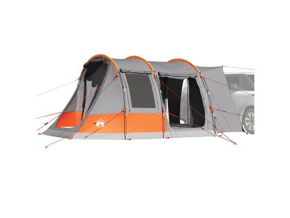 vidaXL Stan pro auto pro 2 osoby šedý a oranžový nepromokavý