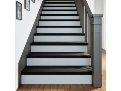 vidaXL Nášlapy na schody 12 ks světle hnědé 100x25x2 cm masivní dub