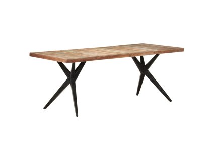 vidaXL Jídelní stůl 200 x 90 x 76 cm masivní regenerované dřevo