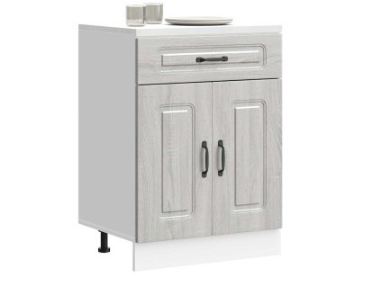 vidaXL Kuchyňská spodní skříňka "Kalmar" šedý sonoma kompozitní