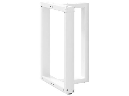 vidaXL Nohy k jídelnímu stolu ve tvaru T, 2 ks, bílé, 50 x 35 x (72-73) cm, ocel