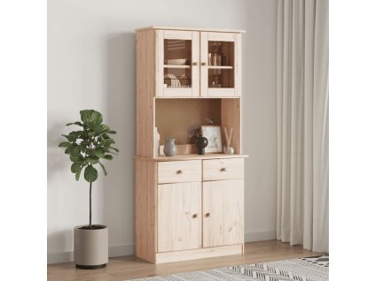 vidaXL Kredenc ALTA 77 x 35 x 165 cm masivní borové dřevo