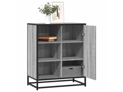 vidaXL Příborník šedý sonoma 62x35x76 cm kompozitní dřevo