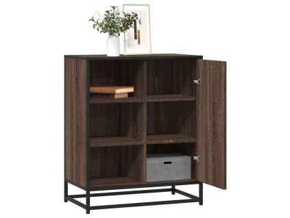 vidaXL Příborník hnědý dub 62x35x76 cm kompozitní dřevo