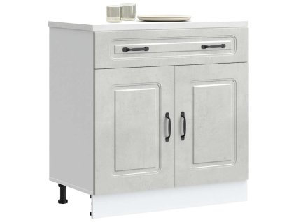 vidaXL Kuchyňská spodní skříňka "Kalmar" betonově šedá kompozitní
