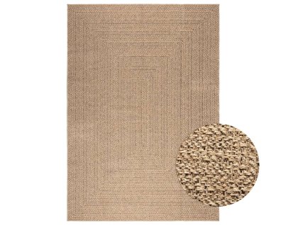 vidaXL Koberec ZIZUR 160 x 230 cm jutový vzhled interiér i exteriér