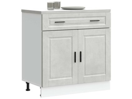 vidaXL Kuchyňská spodní skříňka "Porto" betonově šedá kompozitní dřevo