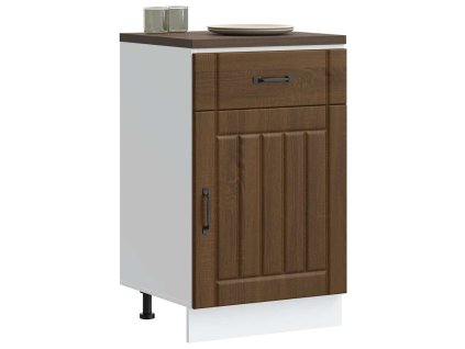 vidaXL Kuchyňská spodní skříňka "Lucca" hnědý dub kompozitní dřevo