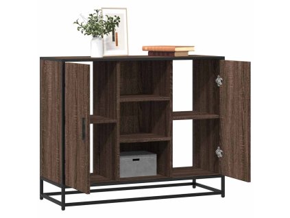 vidaXL Příborník hnědý dub 92 x 35 x 76 cm kompozitní dřevo