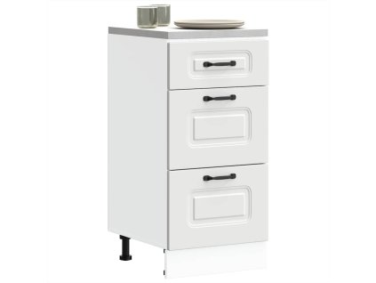 vidaXL Kuchyňská spodní skříňka "Kalmar" bílý kompozitní dřevo